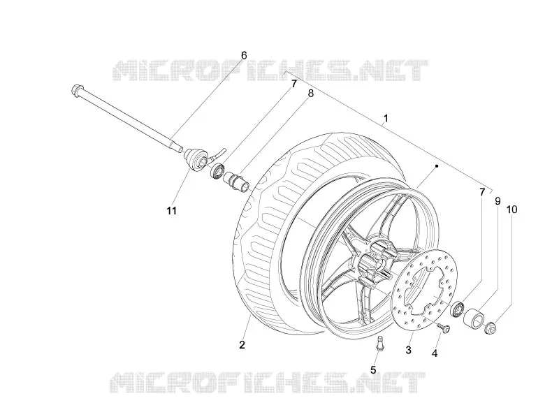 Roue avant