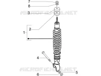 Suspension arrière - Amortisseur/s