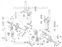Composants de la fourche (Mingxing)