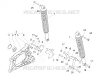 Suspension arrière - Amortisseur/s