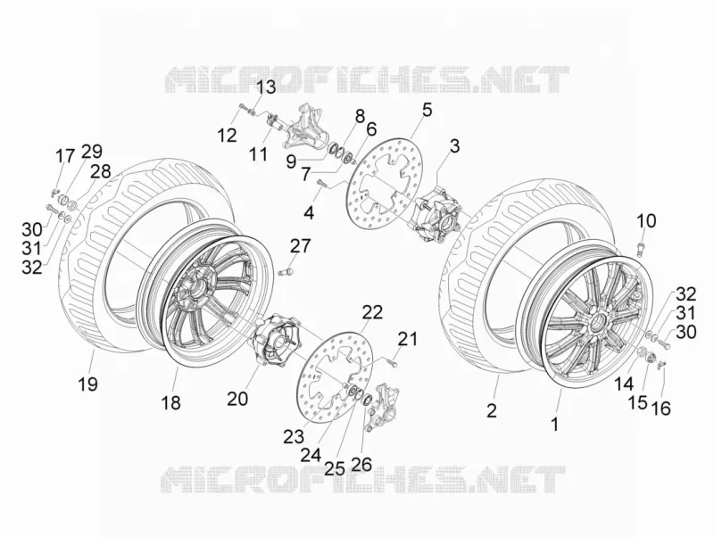 Roue avant
