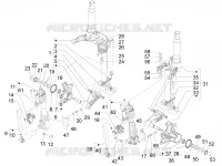 Composants de la fourche (Mingxing)