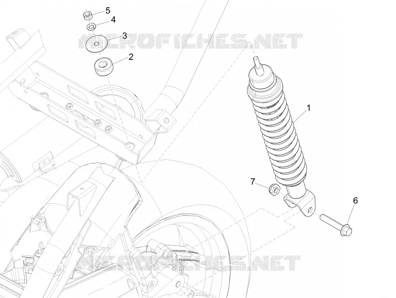 Suspension arrière - Amortisseur/s