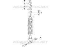 Suspension arrière - Amortisseur/s