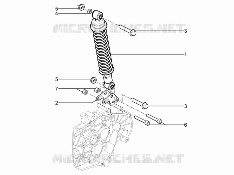 Suspension arrière - Amortisseur/s