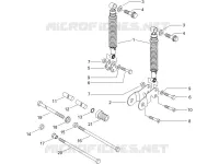 Suspension arrière - Amortisseur/s
