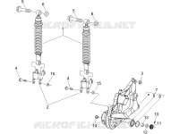 Suspension arrière - Amortisseur/s
