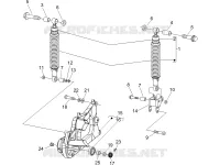 Suspension arrière - Amortisseur/s