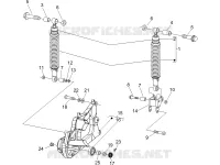 Suspension arrière - Amortisseur/s