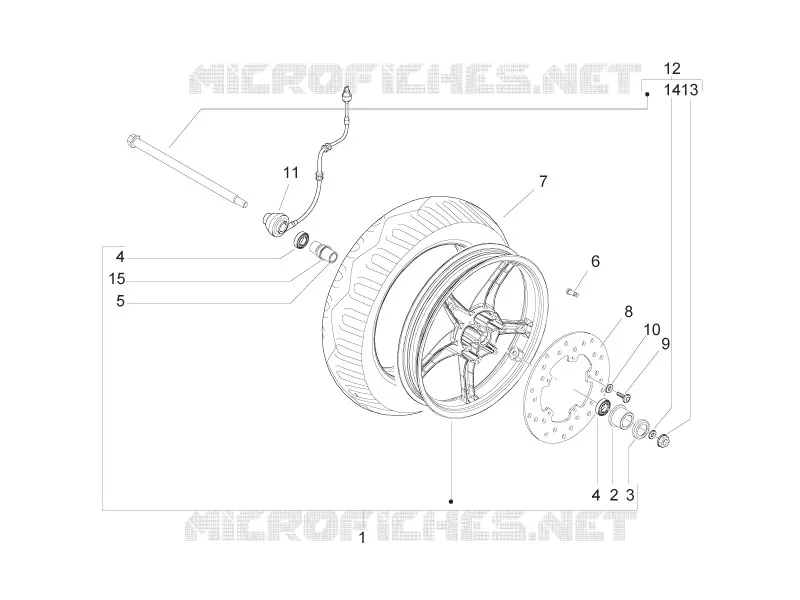Roue avant