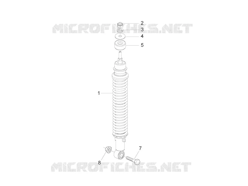 Suspension arrière - Amortisseur/s