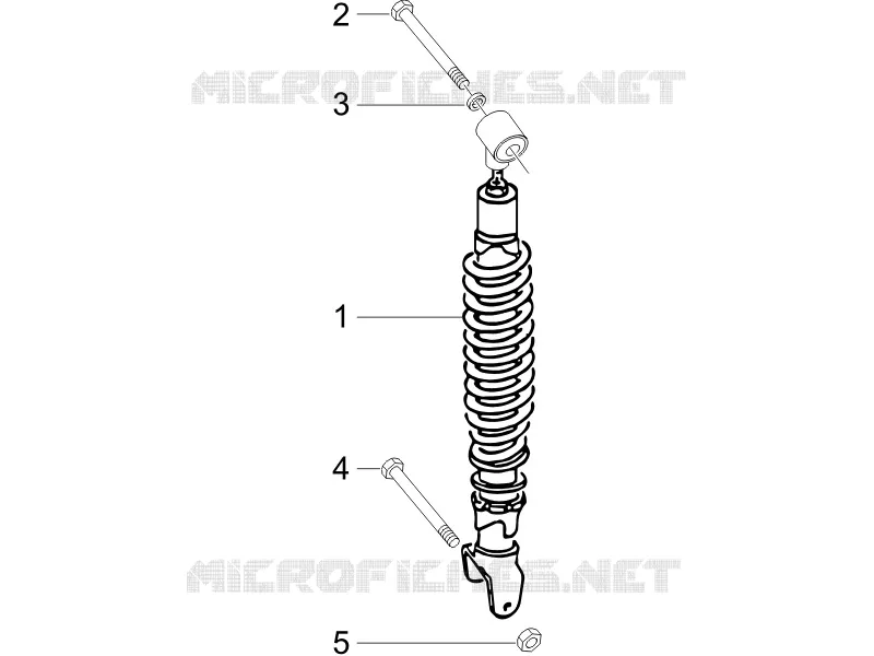 Suspension arrière - Amortisseur/s