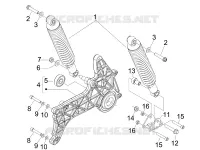 Suspension arrière - Amortisseur/s