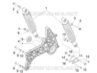 Suspension arrière - Amortisseur/s