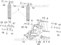 Suspension arrière - Amortisseur/s