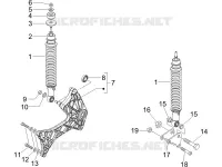 Suspension arrière - Amortisseur/s