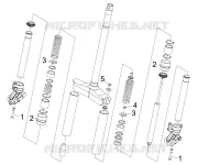 Composants de la fourche (Wuxi Top)