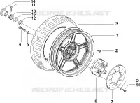 Roue arrière
