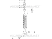Suspension arrière - Amortisseur/s