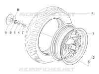 Roue arrière