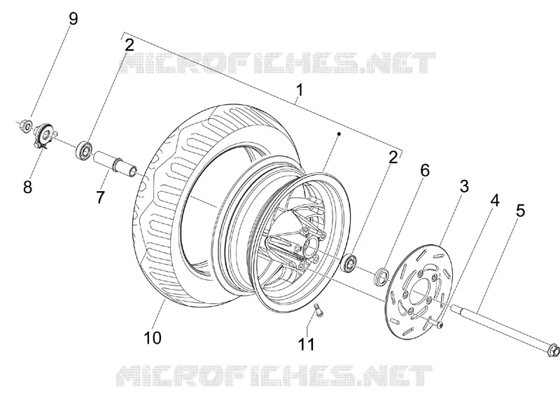 Roue avant