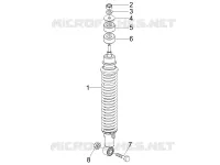 Suspension arrière - Amortisseur/s