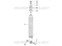Suspension arrière - Amortisseur/s