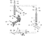 Suspension arrière - Amortisseur/s