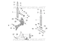 Suspension arrière - Amortisseur/s