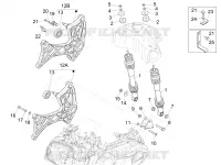 Suspension arrière - Amortisseur/s
