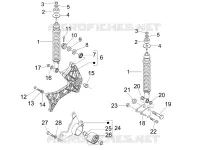 Suspension arrière - Amortisseur/s