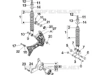 Suspension arrière - Amortisseur/s