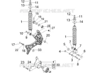 Suspension arrière - Amortisseur/s