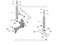 Suspension arrière - Amortisseur/s