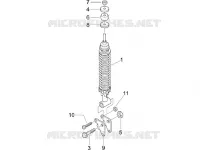 Suspension arrière - Amortisseur/s