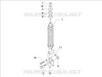 Suspension arrière - Amortisseur/s