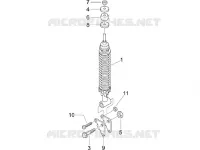 Suspension arrière - Amortisseur/s