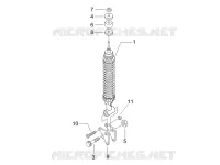 Suspension arrière - Amortisseur/s