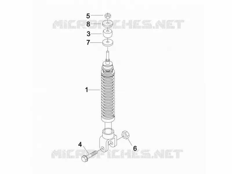 Suspension arrière - Amortisseur/s