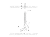 Suspension arrière - Amortisseur/s