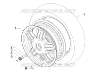 Roue arrière