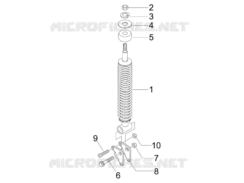 Suspension arrière - Amortisseur/s