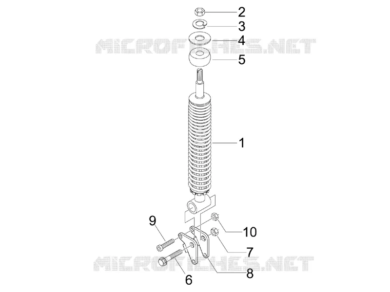 Suspension arrière - Amortisseur/s