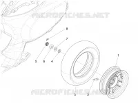 Roue arrière