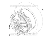 Roue avant