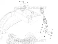 Suspension arrière - Amortisseur/s