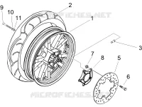Roue arrière