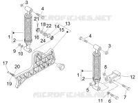 Suspension arrière - Amortisseur/s