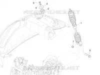 Suspension arrière - Amortisseur/s