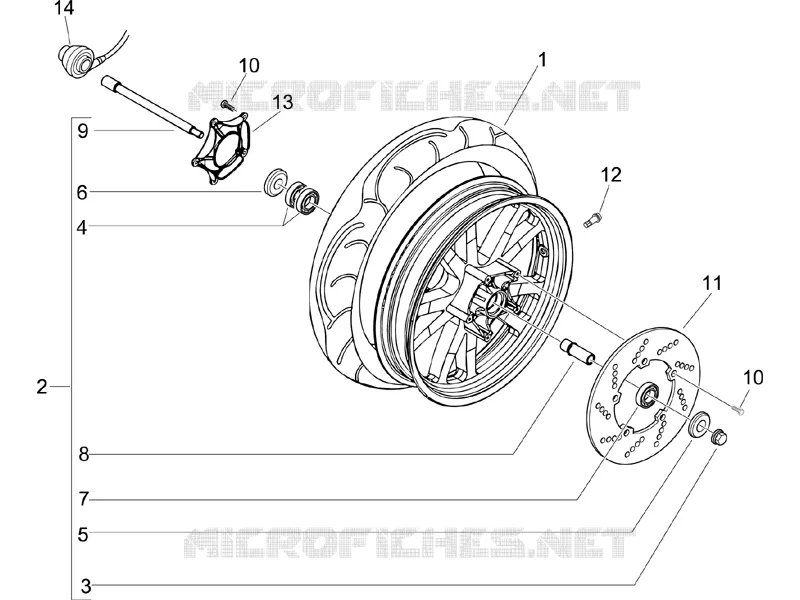 Roue avant